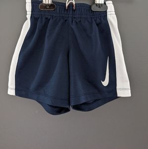 Nike blue & white athletic shorts